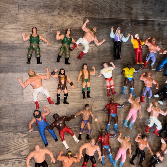 Wwf wwe Ljn titan sports wrestling figures lot 80s - Picture 2 of 4